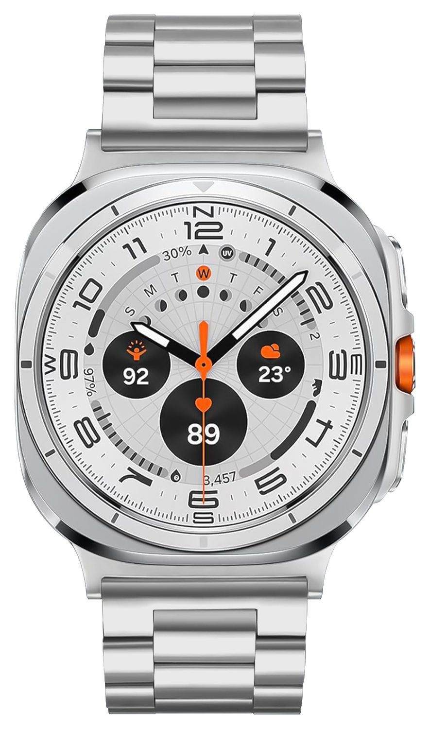 SBG RVS - Samsung Galaxy Watch Ultra Bandje Schakels - Zilver afbeelding 10