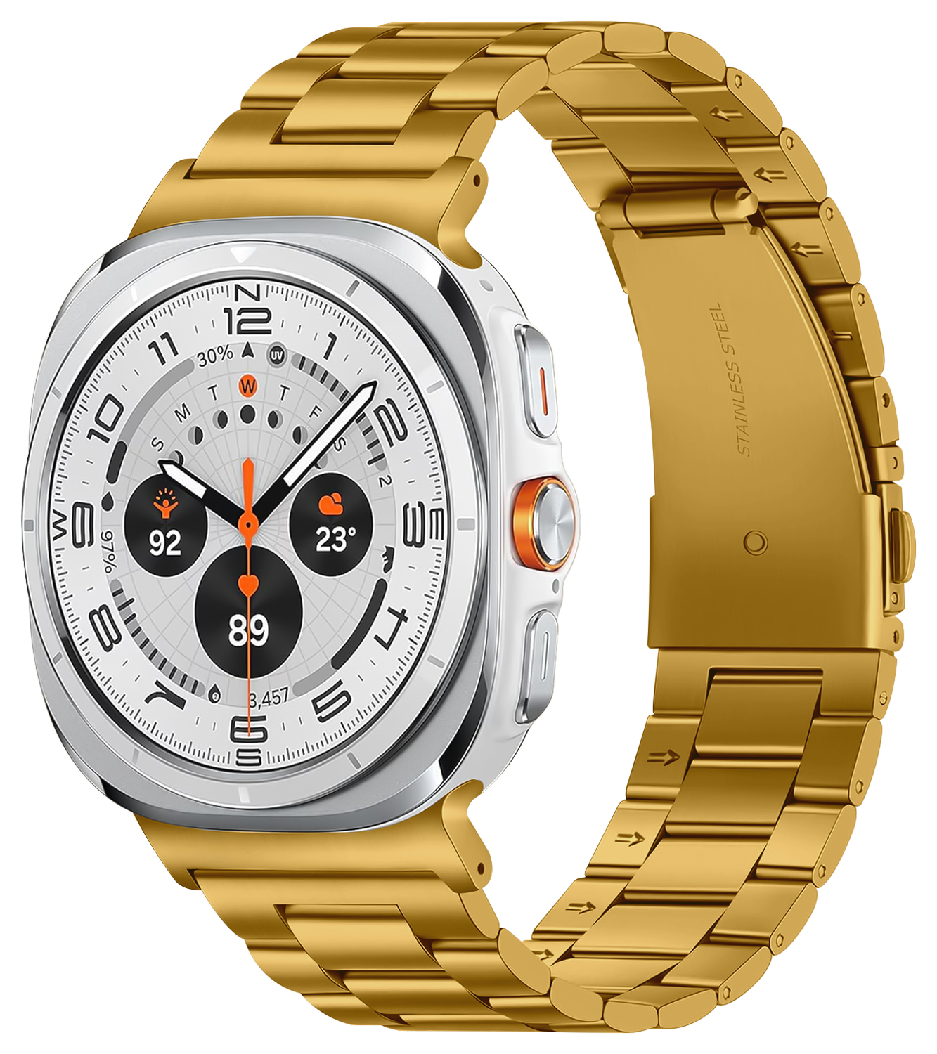 SBG RVS - Samsung Galaxy Watch Ultra Bandje Schakels - Goud afbeelding 1