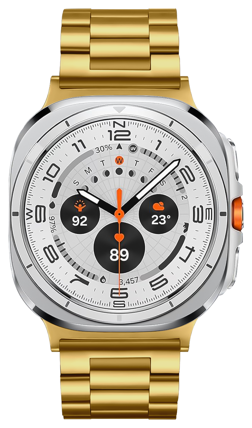 SBG RVS - Samsung Galaxy Watch Ultra Bandje Schakels - Goud afbeelding 10