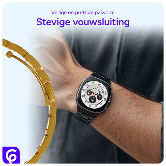 SBG RVS - Samsung Galaxy Watch Ultra Bandje Schakels - Goud afbeelding 2