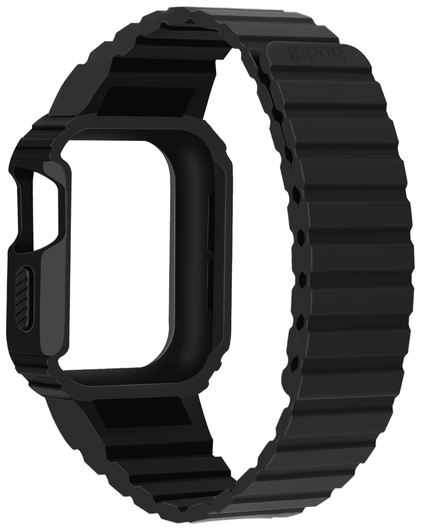 Buddi Forge - Apple Watch 40/41MM - Bandje & Hoesje Zwart afbeelding 2