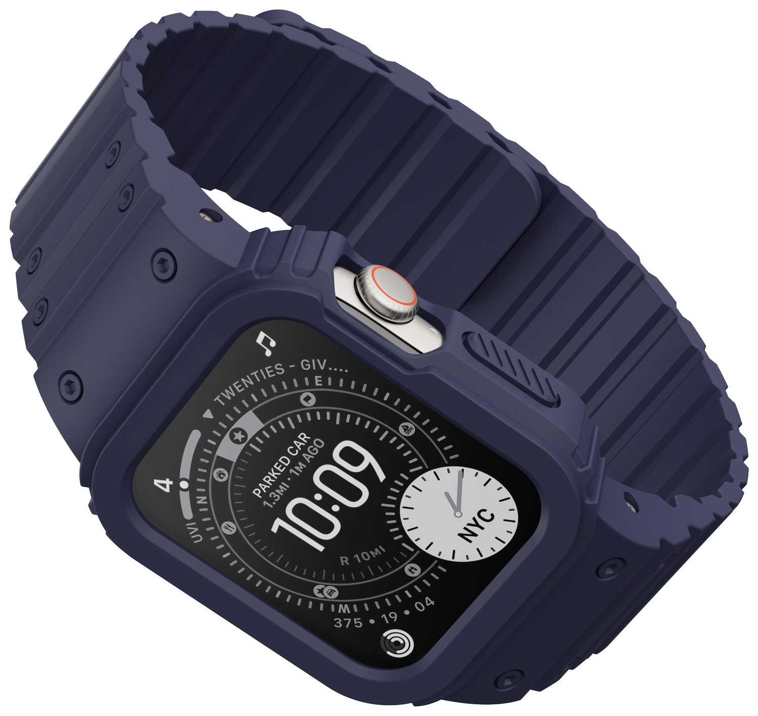 Buddi Forge - Apple Watch 40/41MM - Bandje & Hoesje Blauw afbeelding 8