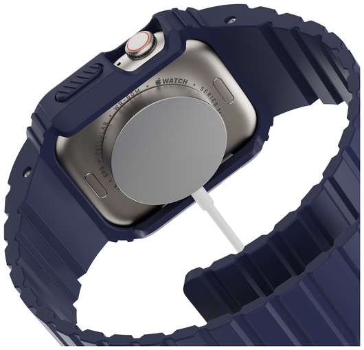 Buddi Forge - Apple Watch 40/41MM - Bandje & Hoesje Blauw afbeelding 9