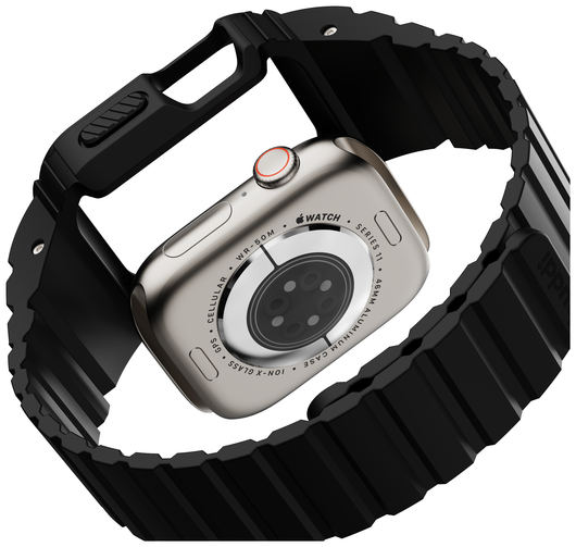 Buddi Forge - Apple Watch 44/45MM - Bandje & Hoesje Zwart afbeelding 7