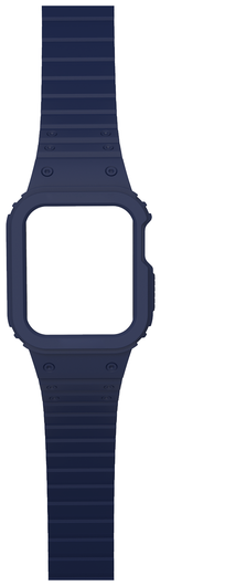 Buddi Forge - Apple Watch 44/45MM - Bandje & Hoesje Blauw afbeelding 4