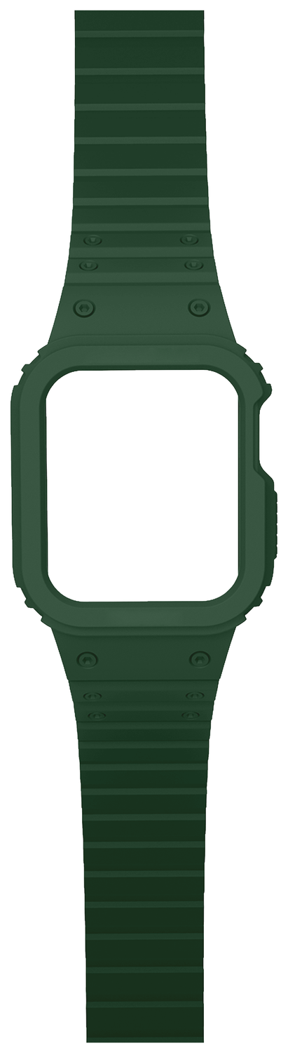 Buddi Forge - Apple Watch 44/45MM - Bandje & Hoesje Groen afbeelding 4