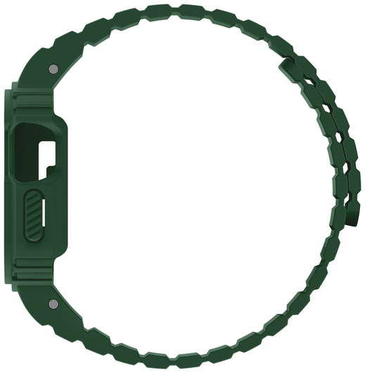 Buddi Forge - Apple Watch 44/45MM - Bandje & Hoesje Groen afbeelding 3