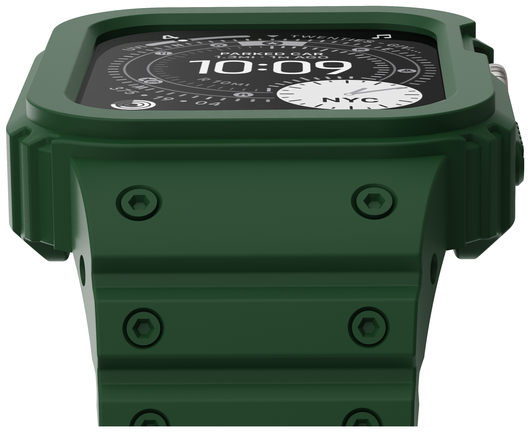 Buddi Forge - Apple Watch 49MM - Bandje & Hoesje Groen afbeelding 6