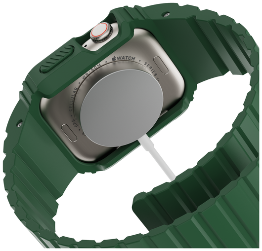 Buddi Forge - Apple Watch 49MM - Bandje & Hoesje Groen afbeelding 9