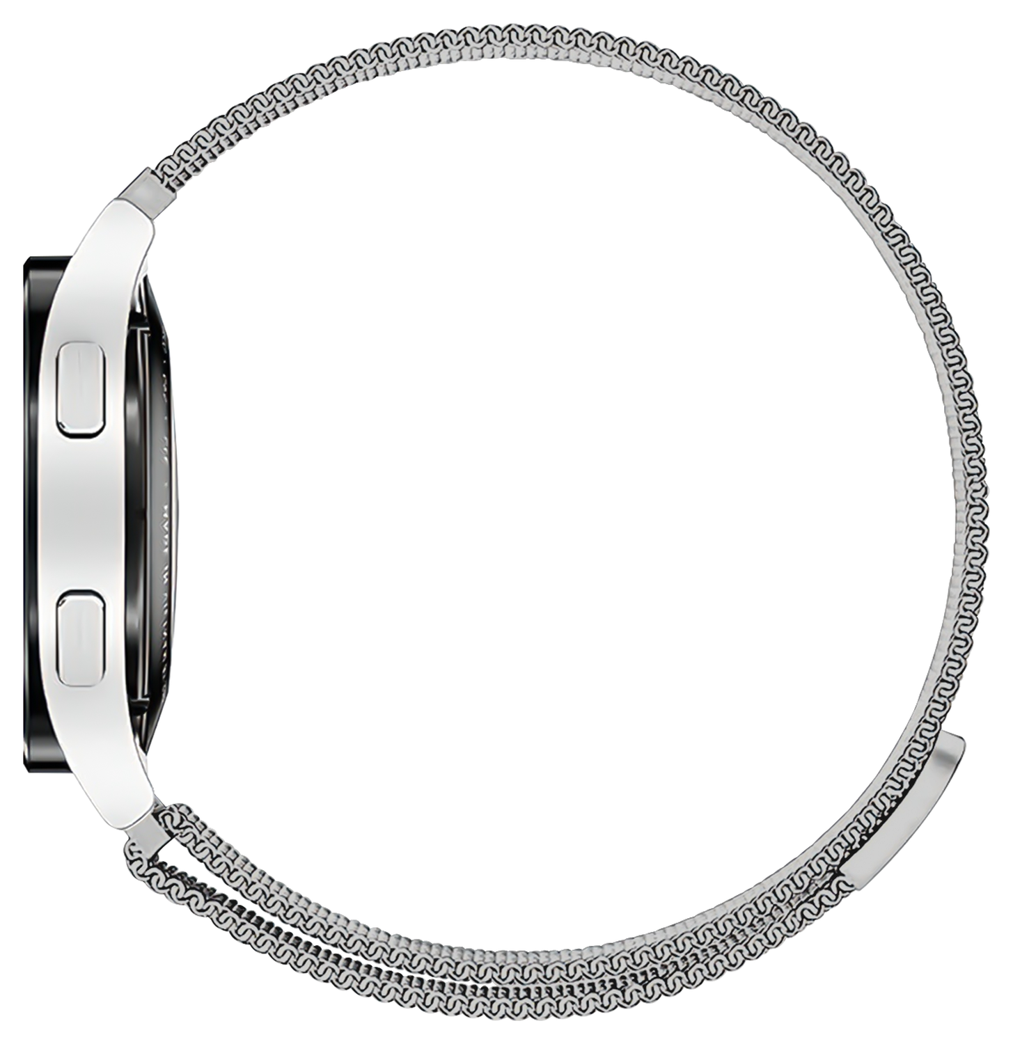SBG Universeel Smartwatch / Horloge Bandje - Milanees - 20MM - Zilver afbeelding 10