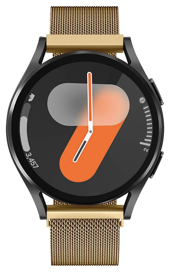 SBG Universeel Smartwatch / Horloge Bandje - Milanees - 20MM - Goud afbeelding 11