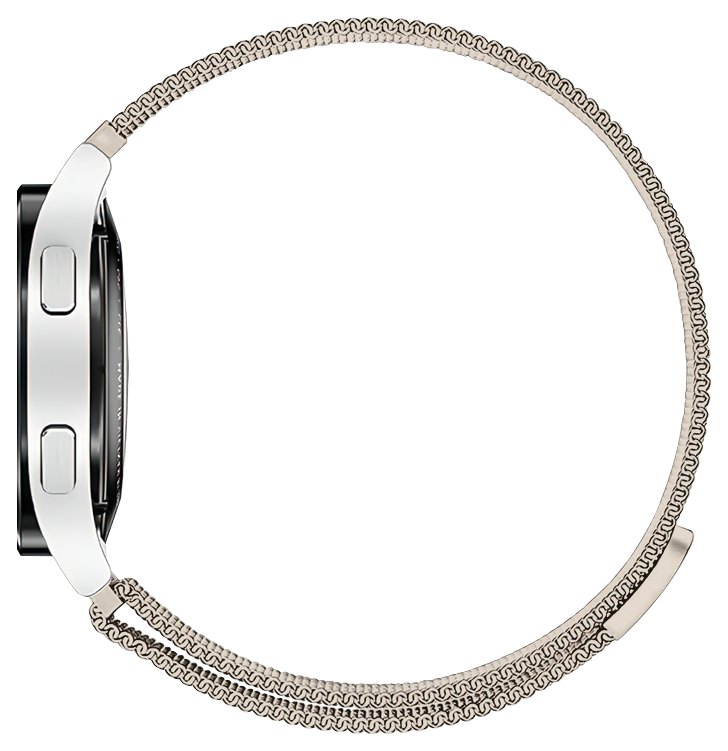 SBG Universeel Smartwatch / Horloge Bandje - Milanees - 20MM - Sterrenlicht afbeelding 10