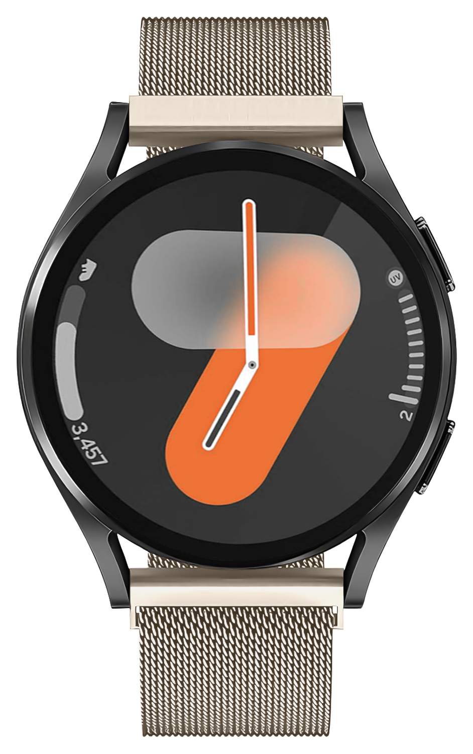 SBG Universeel Smartwatch / Horloge Bandje - Milanees - 20MM - Sterrenlicht afbeelding 11