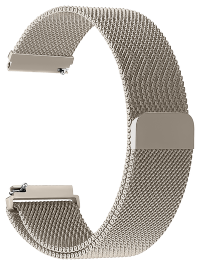 SBG Universeel Smartwatch / Horloge Bandje - Milanees - 20MM - Sterrenlicht afbeelding 7