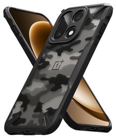 Ringke Fusion X OnePlus 15 Hoesje Back Cover Camo Zwart afbeelding