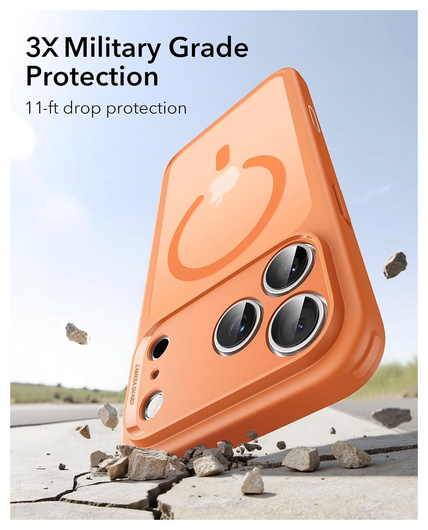 ESR Classic Hybrid iPhone 17 Pro Hoesje MagSafe Back Cover Oranje afbeelding 2