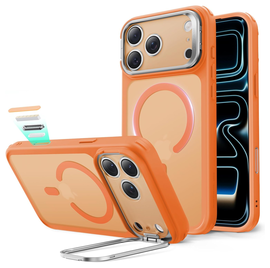 ESR Classic Hybrid MagSafe iPhone 17 Pro Hoesje Stand Oranje afbeelding