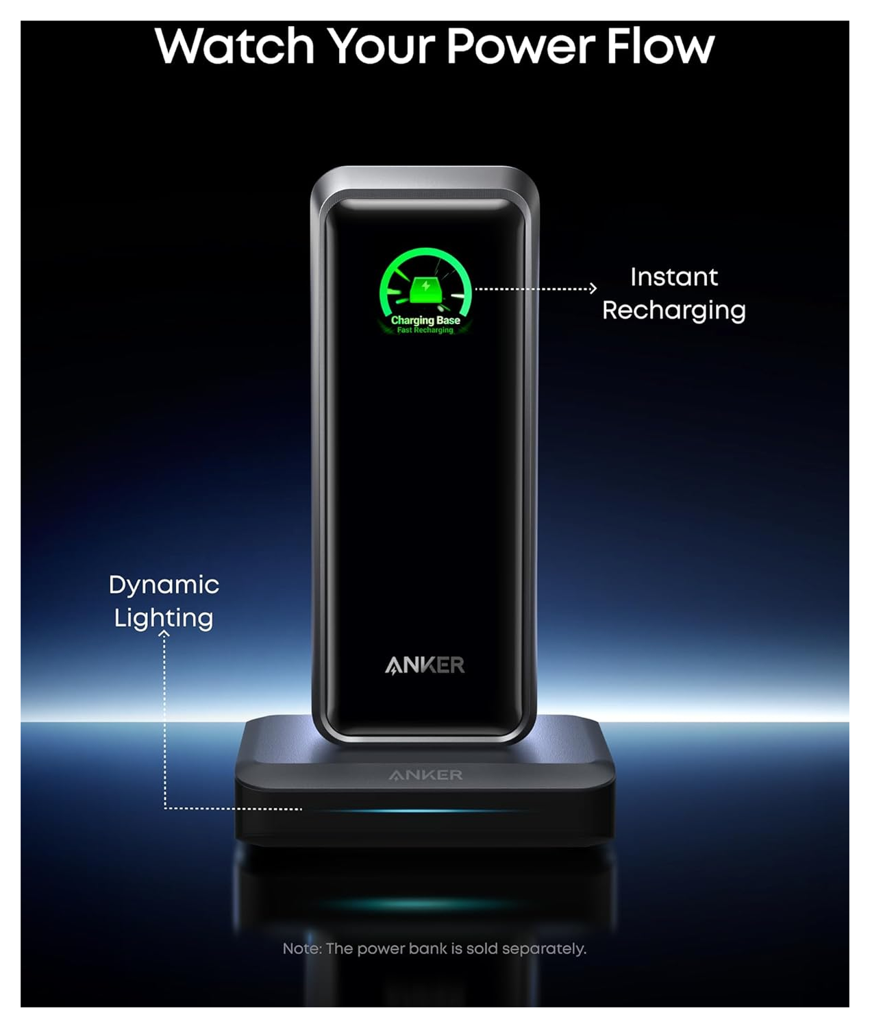 Anker Prime Oplaad Station 150W met Bluetooth en Wifi Zwart afbeelding 7