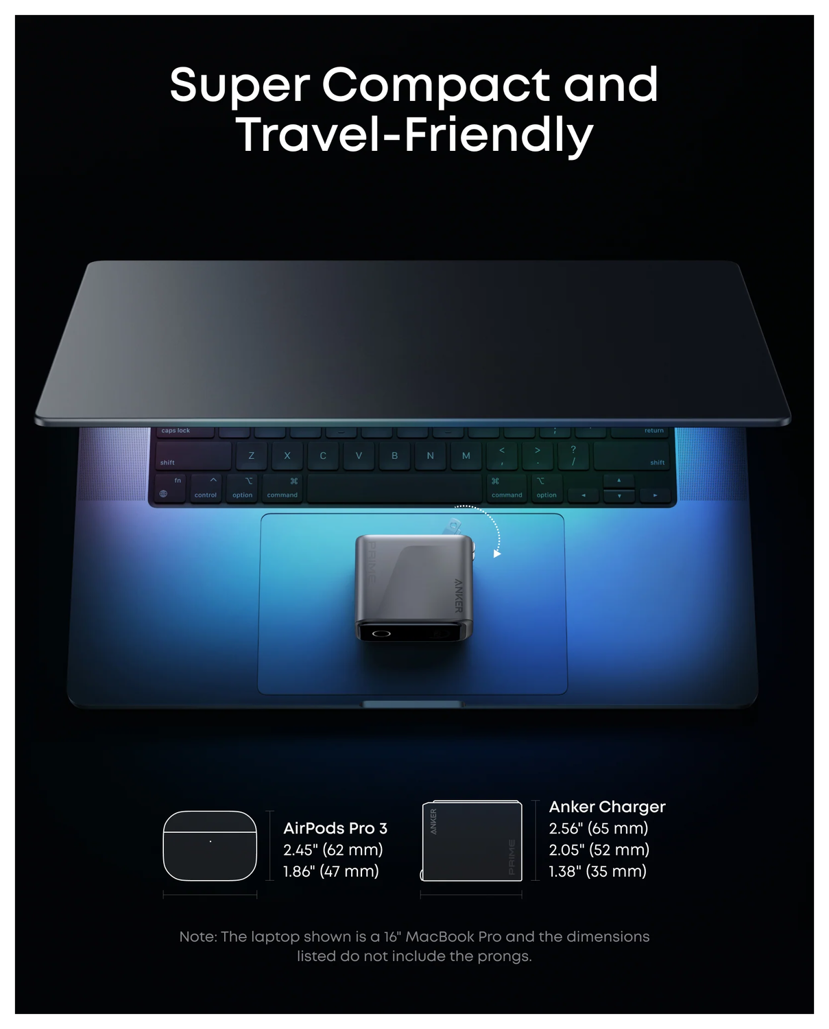 Anker Prime (160W) GaN USB-C Snellader Fast Charge Adapter Zilver afbeelding 6