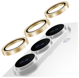 AVY Samsung Galaxy S26 Plus Camera Lens Protector Rings Glitter Goud afbeelding