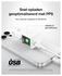 Belkin BoostCharge 25W Fast Charge Snellader USB‑C Adapter met PPS Wit afbeelding 3