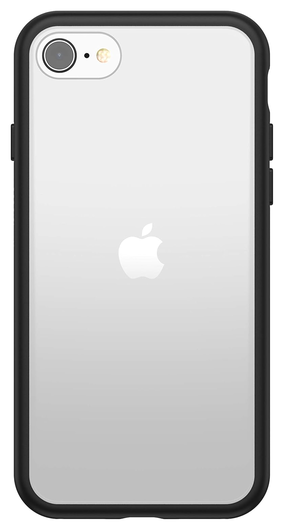 OtterBox React iPhone SE (2022/2020) / 8 / 7 Hoesje Back Cover Transparant Zwart afbeelding 2