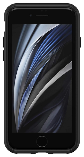 OtterBox React iPhone SE (2022/2020) / 8 / 7 Hoesje Back Cover Transparant Zwart afbeelding 3