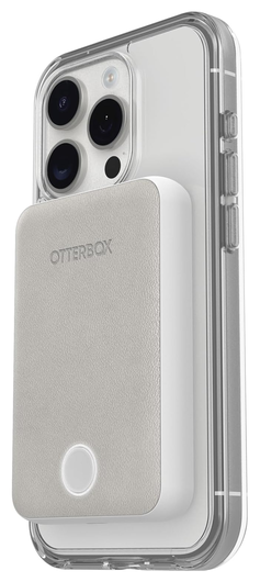OtterBox 5.000 mAh Draadloze MagSafe Powerbank Reisformaat Wit afbeelding 1