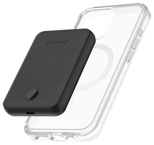 OtterBox 5.000 mAh Draadloze MagSafe Powerbank Reisformaat Zwart afbeelding 3