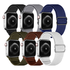 SBG Nylon Apple Watch Bandje - 1-11/SE/Ultra - 49/46/45/44/42MM - 6-Pack Donker