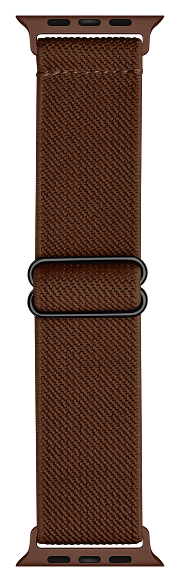 SBG Nylon Apple Watch Bandje - 1-11/SE - 38/40/41/42MM - 6-Pack Donker afbeelding 11