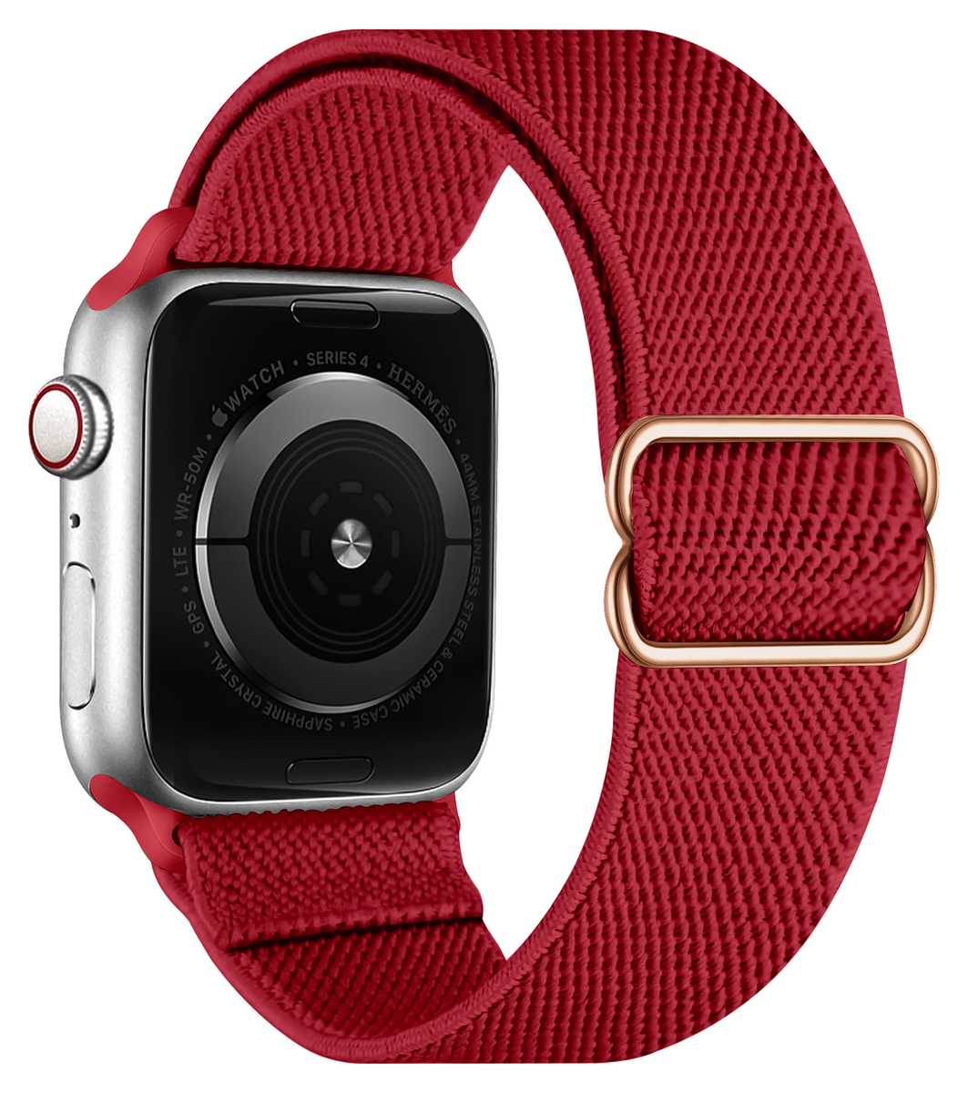 SBG Nylon Apple Watch Bandje - 1-11/SE - 38/40/41/42MM - 6-Pack Licht afbeelding 8