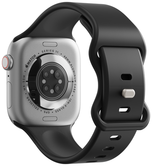 SBG Siliconen Apple Watch Bandje 1-11/SE - 38/40/41/42MM - 6-pack Donker afbeelding 8