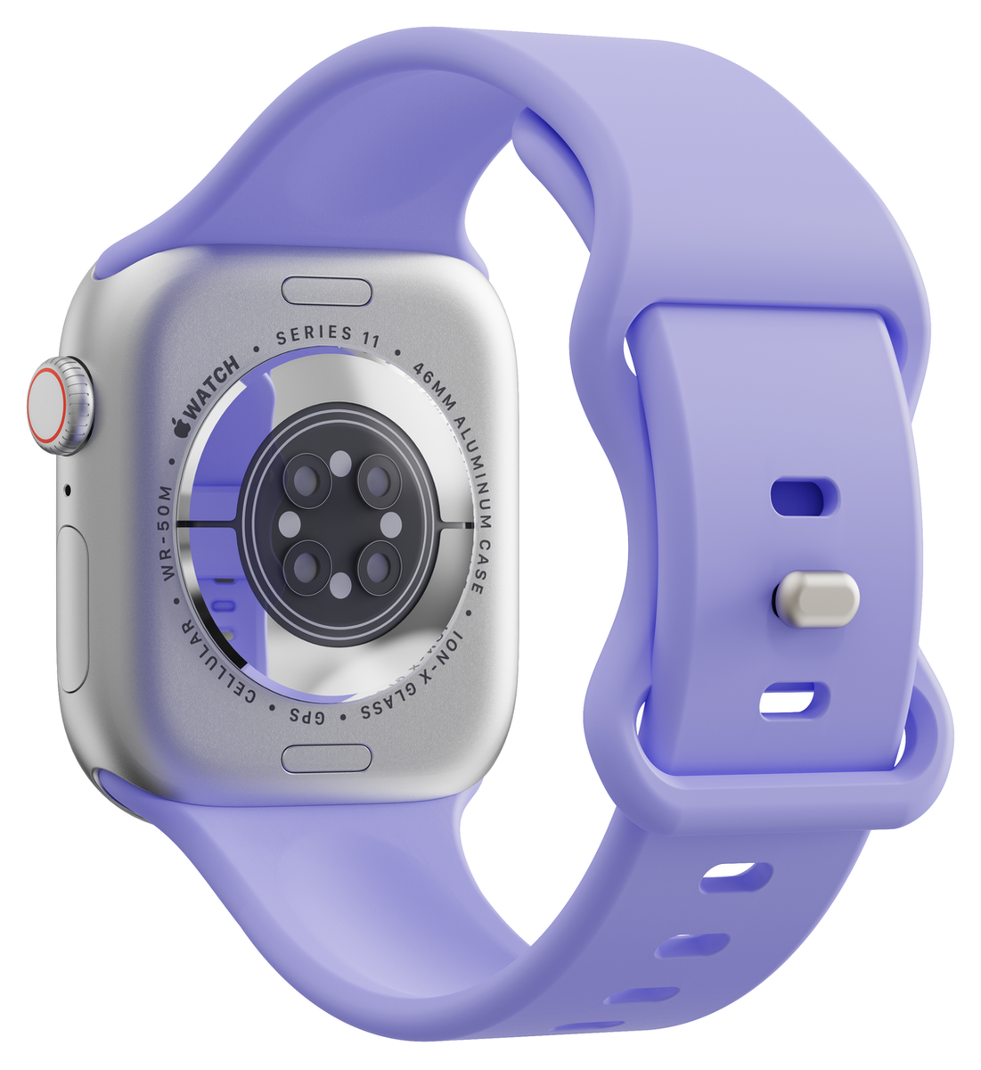 SBG Siliconen Apple Watch Bandje 1-11/SE/Ultra - 49/46/45/44/42MM 6-pack Licht afbeelding 8