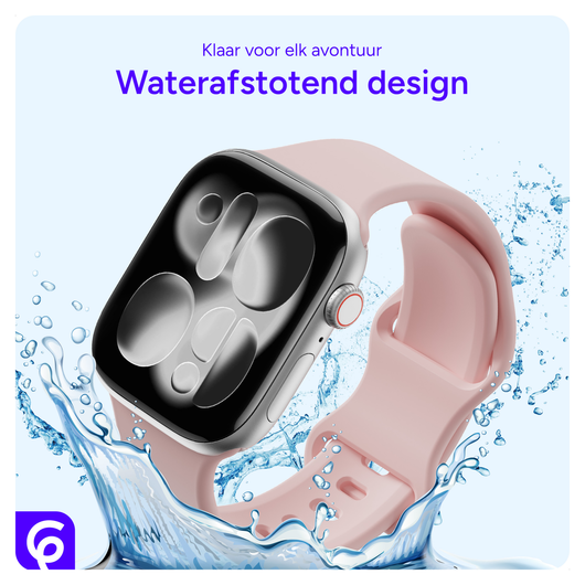 SBG Siliconen Apple Watch Bandje 1-11/SE/Ultra - 49/46/45/44/42MM 6-pack Licht afbeelding 4