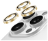 AVY iPhone 15 Pro / 15 Pro Max Camera Protector Rings Diamant Goud