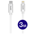 Buddi 30W USB-C & USB-A Oplader met Buddi Flex Lightning Kabel 3M Wit afbeelding 14