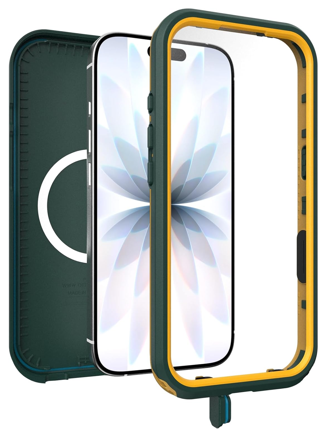 OtterBox Fre MagSafe Apple iPhone 17 Hoesje Waterdicht Full Protect Groen afbeelding 4