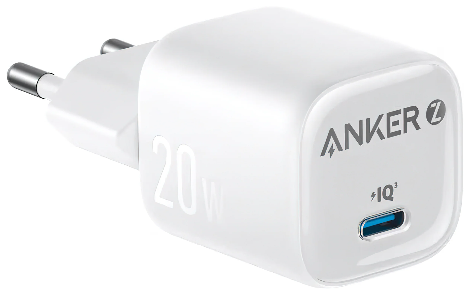 Anker Zolo (20W) Compacte GaN USB-C Adapter met Temperatuurcontrole Wit afbeelding 1