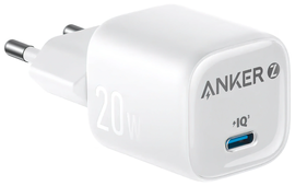 Anker Zolo (20W) Compacte GaN USB-C Adapter met Temperatuurcontrole Wit afbeelding