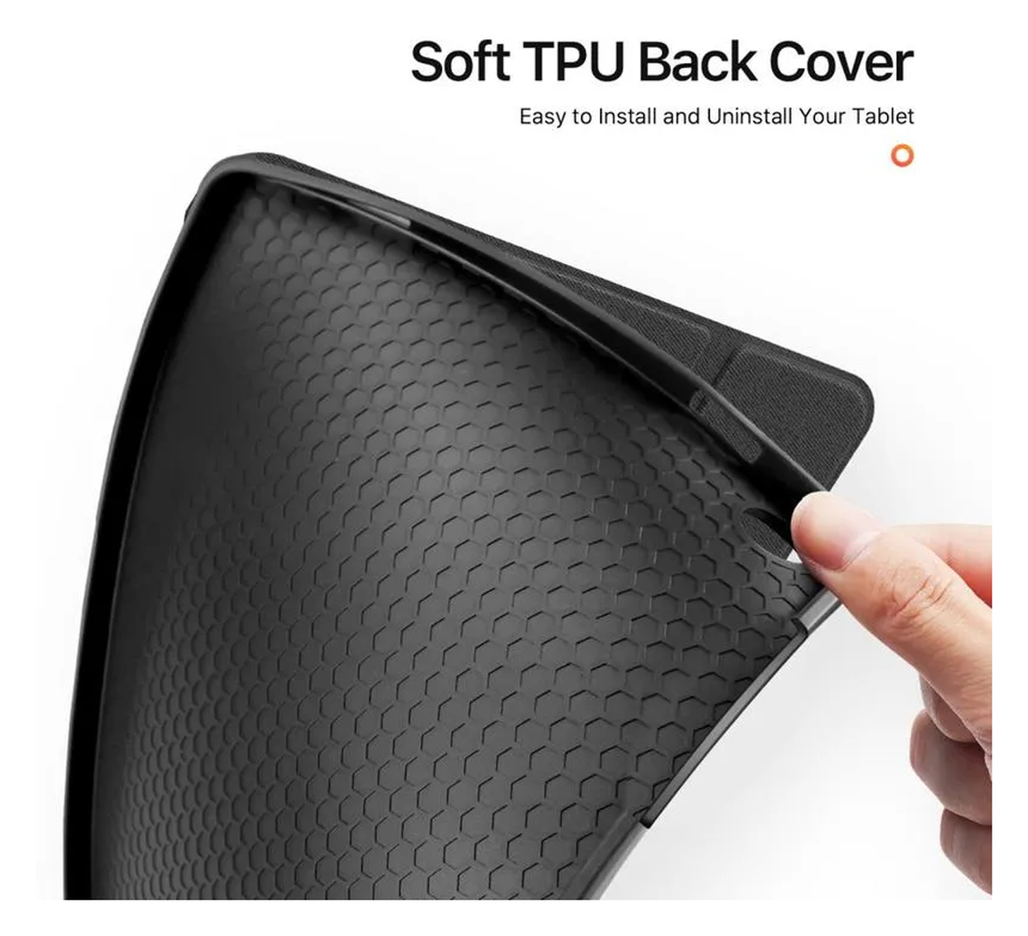 Dux Ducis Domo Samsung Galaxy Tab A11 Plus/A9 Plus Hoes Tri-Fold Book Case Zwart afbeelding 3