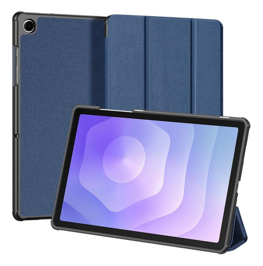 Dux Ducis Domo Samsung Galaxy Tab A11 Plus/A9 Plus Hoes Tri-Fold Book Case Blauw afbeelding 1