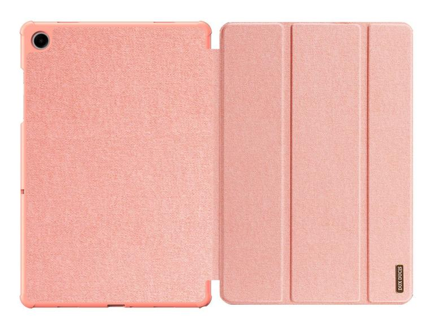 Dux Ducis Domo Samsung Galaxy Tab A11 Plus/A9 Plus Hoes Tri-Fold Book Case Roze afbeelding 2