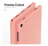 Dux Ducis Domo Samsung Galaxy Tab A11 Plus/A9 Plus Hoes Tri-Fold Book Case Roze afbeelding 6
