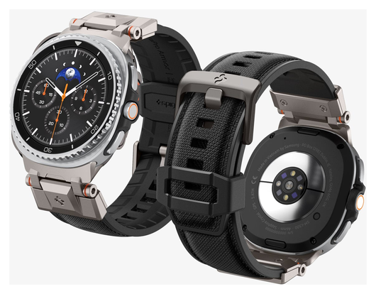 Spigen DuraPro Armor - Samsung Galaxy Watch 8 Bandje - Zwart afbeelding 13