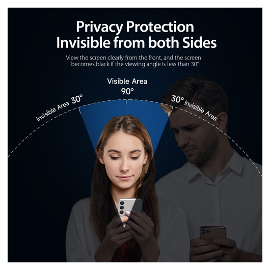 Dux Ducis Samsung Galaxy S26 Ultra Screen Protector Privacy Tempered Glass 9H afbeelding 3