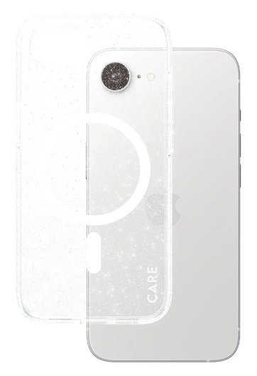 PanzerGlass CARE Star Lit iPhone 16e Hoesje MagSafe Back Cover Transparant afbeelding 2