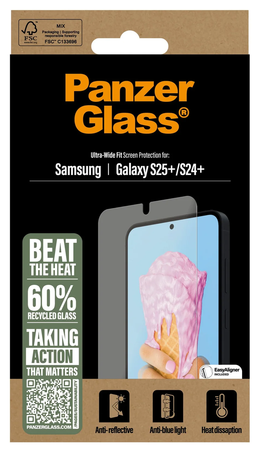 PanzerGlass All In One Samsung Galaxy S25 Plus Screen Protector afbeelding 4