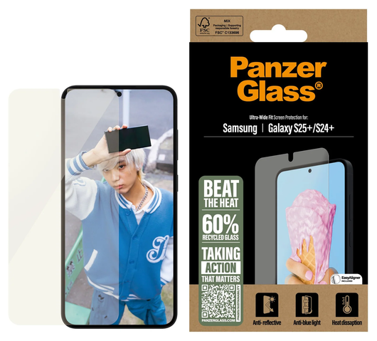 PanzerGlass All In One Samsung Galaxy S25 Plus Screen Protector afbeelding 1