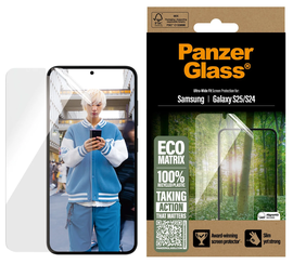 PanzerGlass Eco Matrix Ultra-Wide Samsung Galaxy S25 / S24 Screen Protector afbeelding
